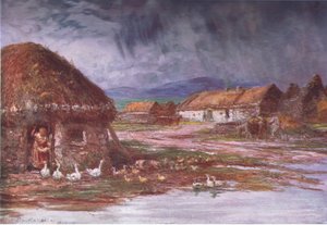 Een dorp in Achill, uit Glimpen op Veel Landen: Ierland gepubliceerd door Adams & Charles, 1909